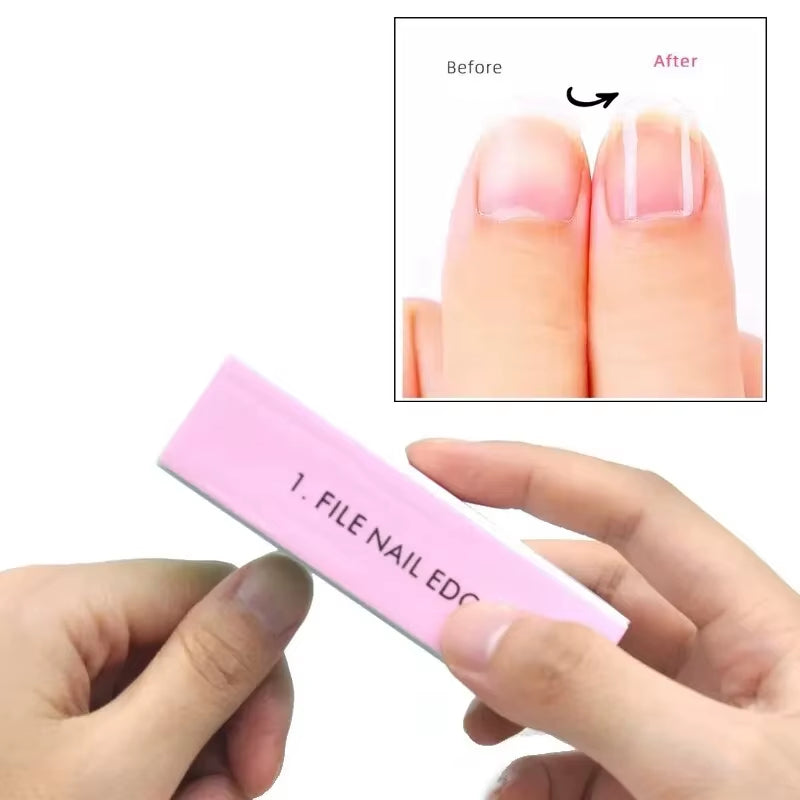 5 Pcs/1Set Nail Sponge Buffer Block Shine Polisher Nail Buffing File Manicure Sanding Nail File Nail Art Tools Kit